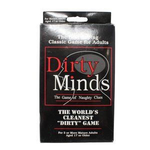 Dirty Minds The Game Of Naughty Clues Travel Card Game OPENED BOX
